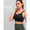image:imageYvette Nursing Sports Bras for Breastfeeding AdjustableNaked Black