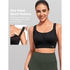image:imageYvette Nursing Sports Bras for Breastfeeding AdjustableNaked Black