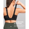 image:imageYvette Nursing Sports Bras for Breastfeeding AdjustableNaked Black