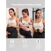 image:imageYvette Nursing Sports Bras for Breastfeeding AdjustableOffwhite