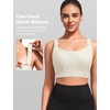 image:imageYvette Nursing Sports Bras for Breastfeeding AdjustableOffwhite