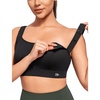 image:imageYvette Nursing Sports Bras for Breastfeeding AdjustableNaked Black